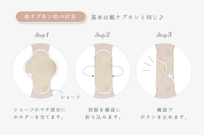 天然防水シート入り・ホルダー」【L】 ※吸収帯をのせて使うための